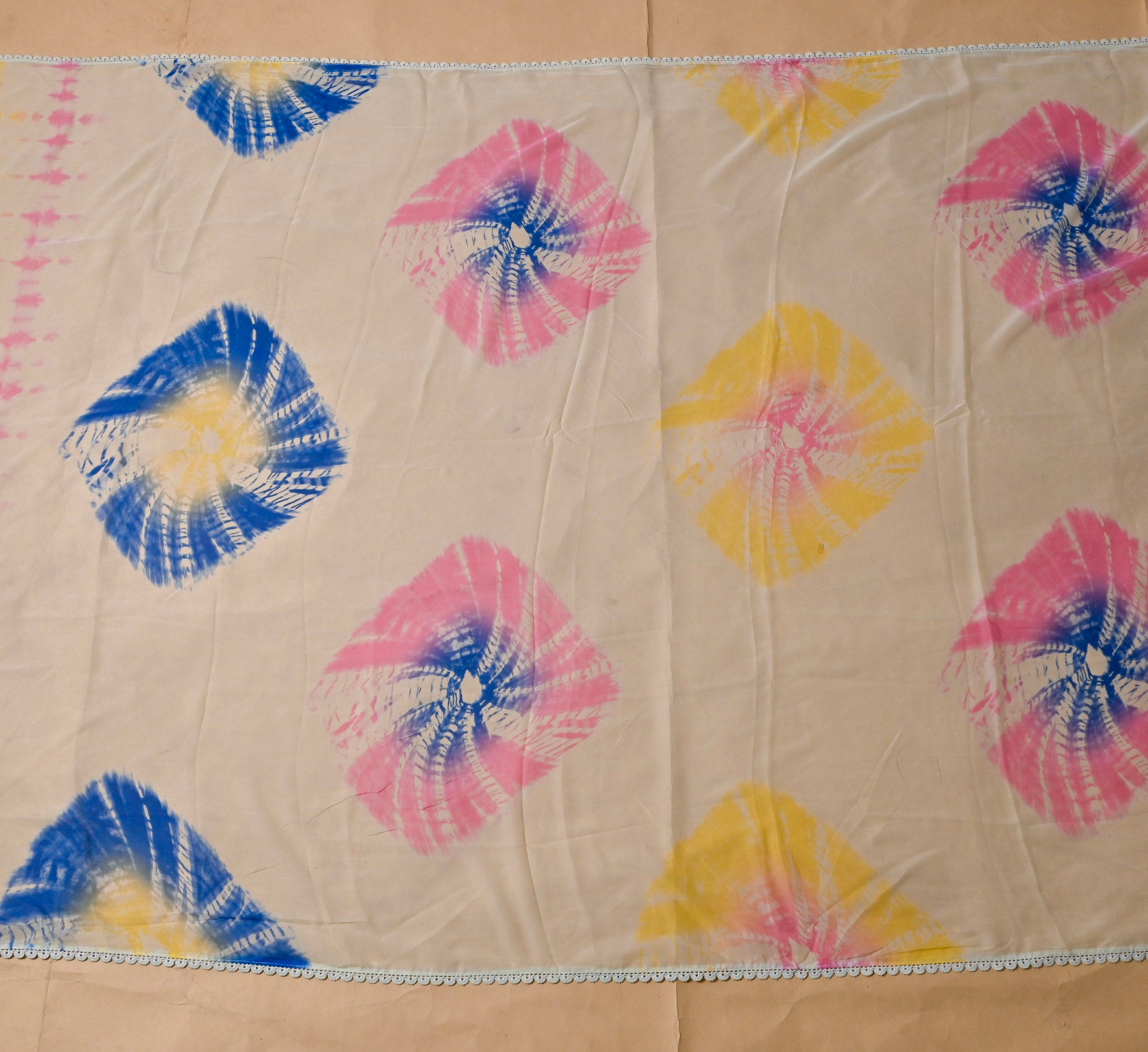Georgette Blue Unstitched Suit