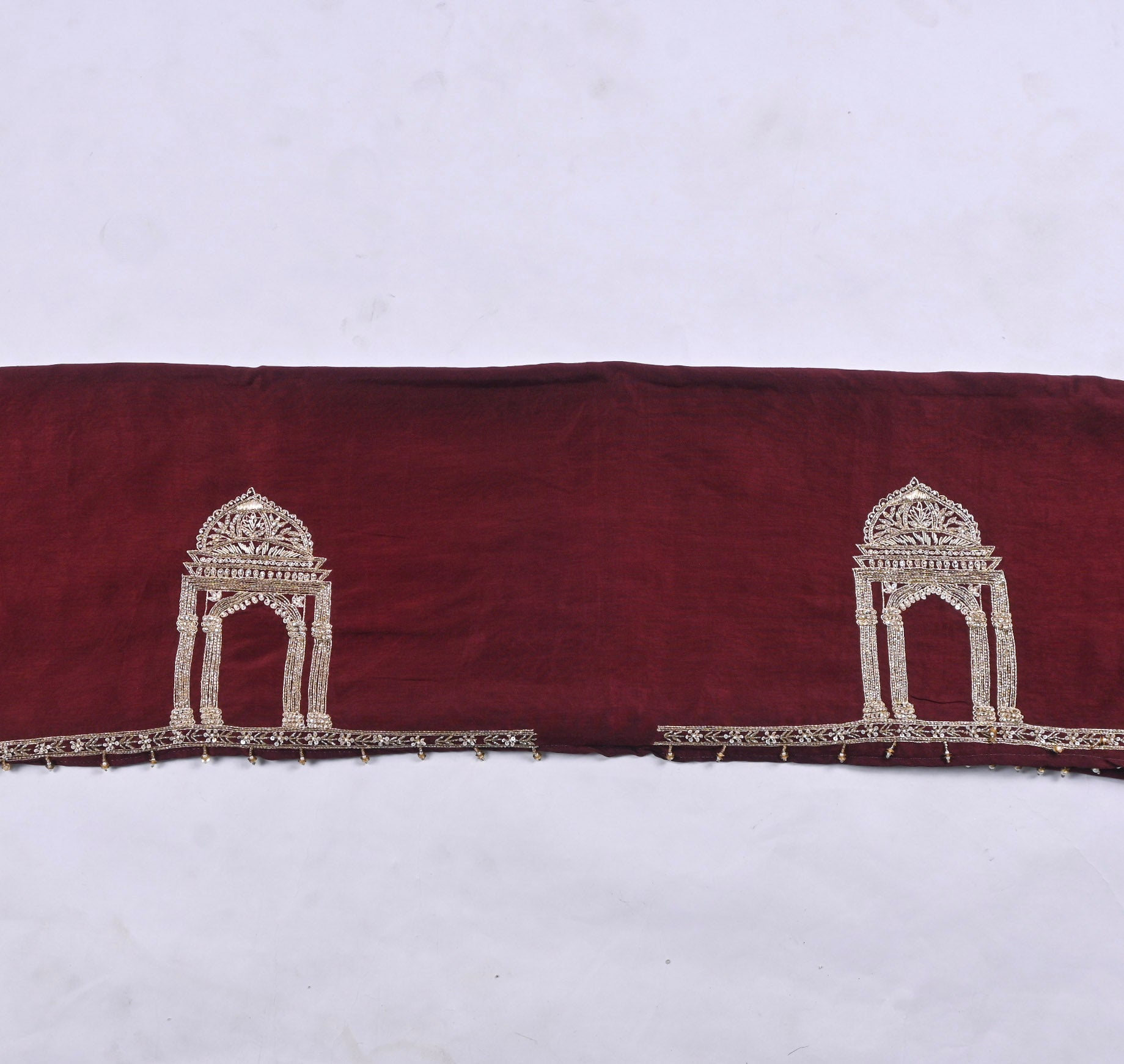 Khadi Brown Unstitched Suit