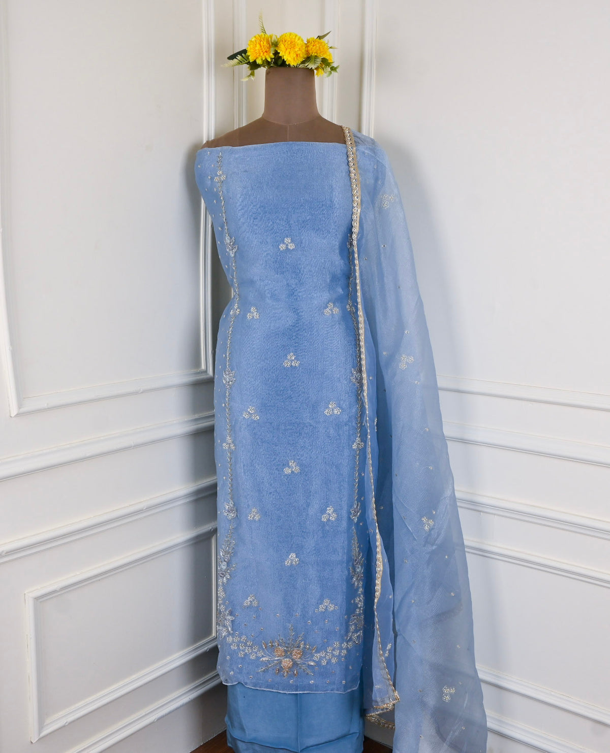 Crush Blue Unstitched Suit