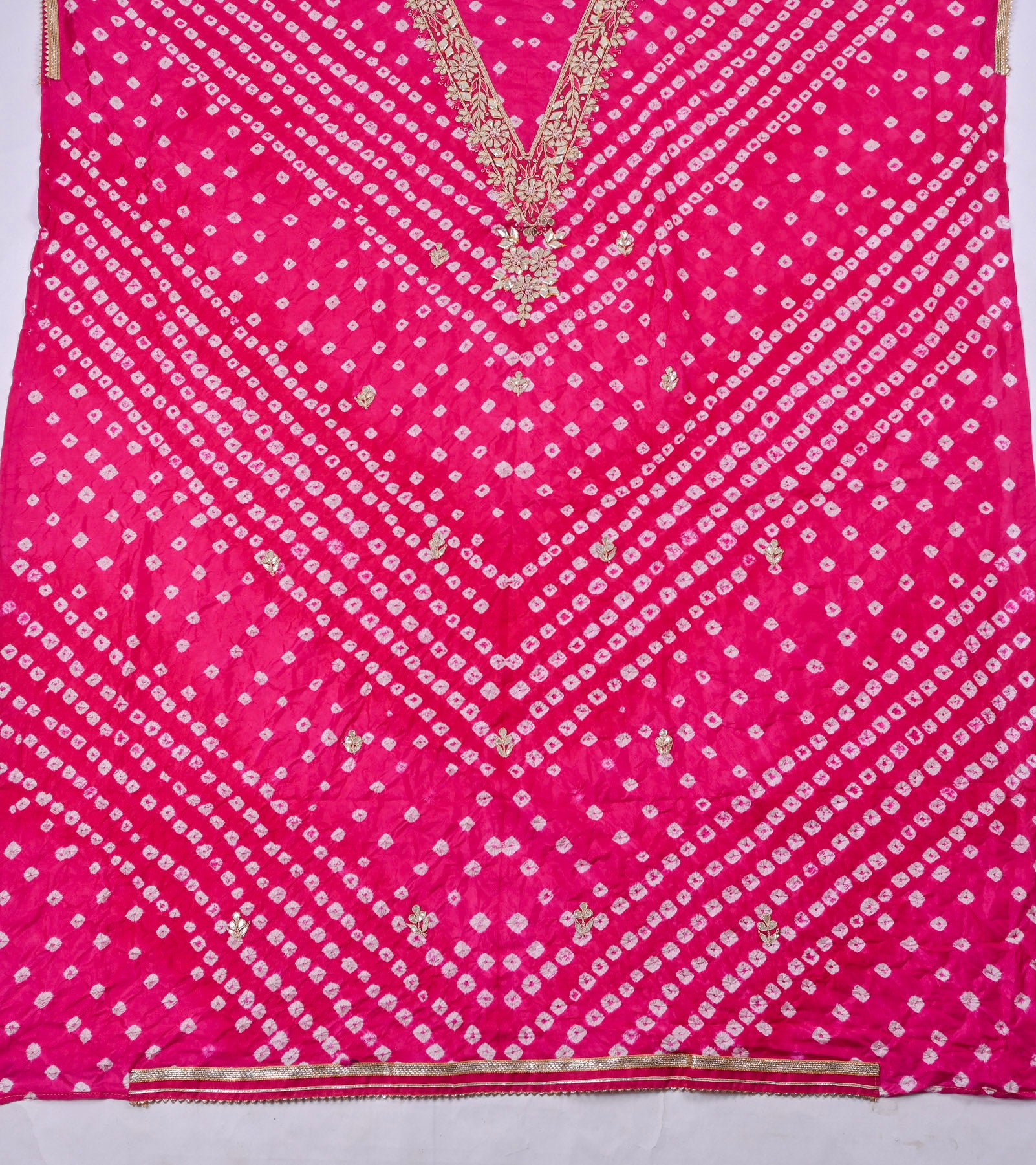 Muslin Pink Unstitched Suit
