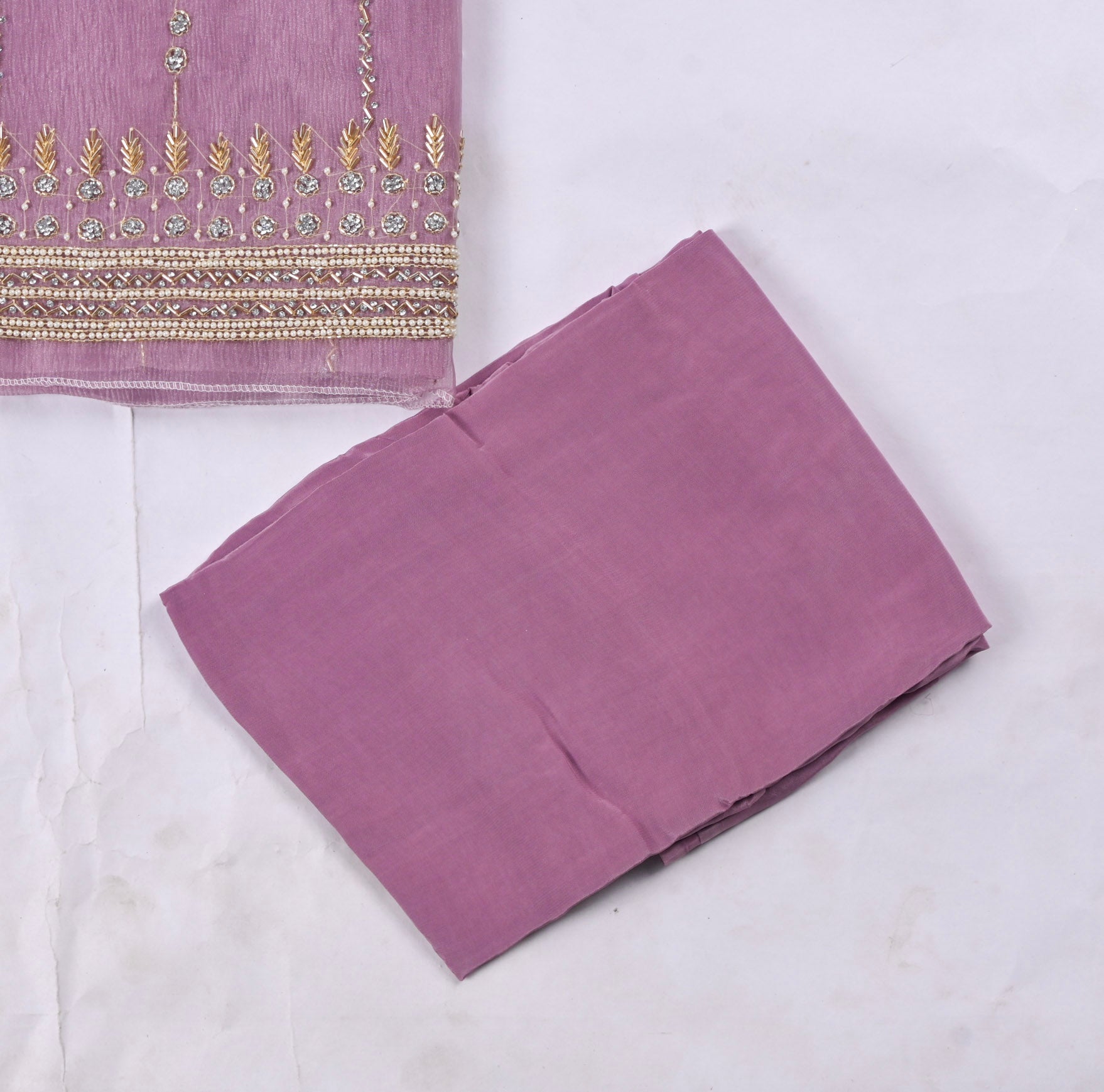 Crush Lavender Unstitched Suit