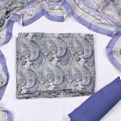 Crepe Blue Unstitched Suit