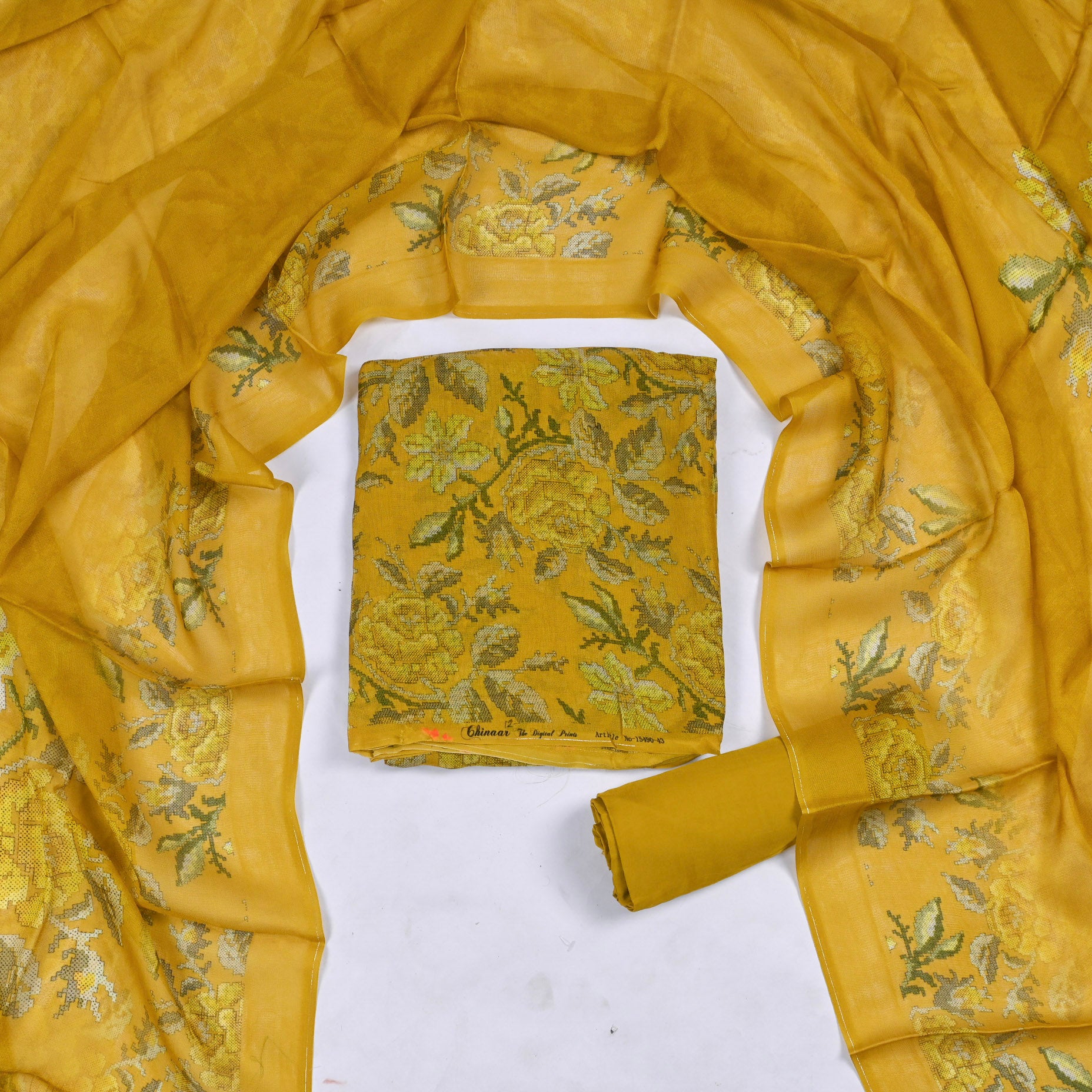 Burberry Yellow Unstitched Suit