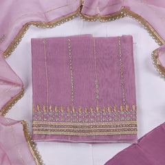 Crush Lavender Unstitched Suit