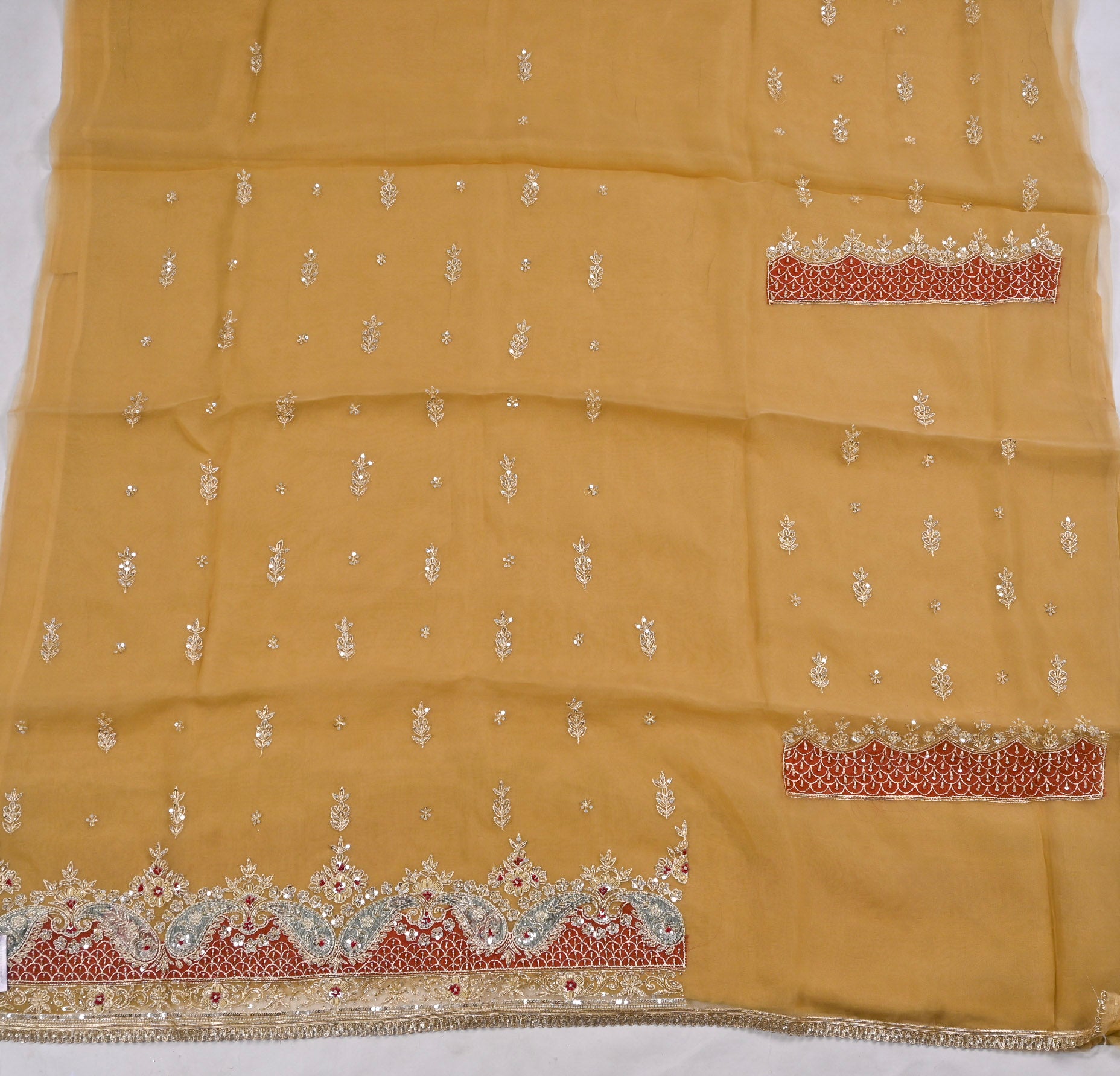 Glass Yellow Unstitched Suit