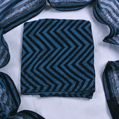 Crepe Blue Unstitched Suit