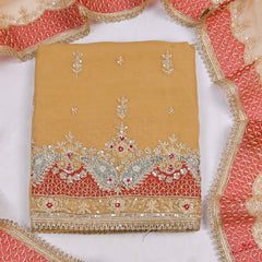 Glass Yellow Unstitched Suit
