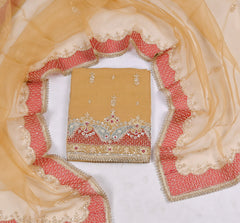 Glass Yellow Unstitched Suit