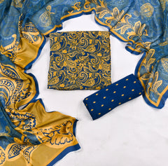 Chinon Blue Unstitched Suit