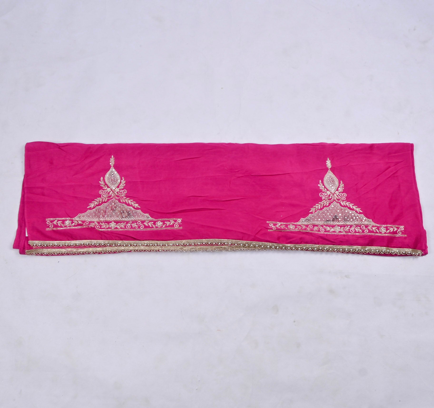 Raw Silk Pink Unstitched Suit