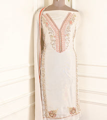 Shimmer Orange Unstitched Suit