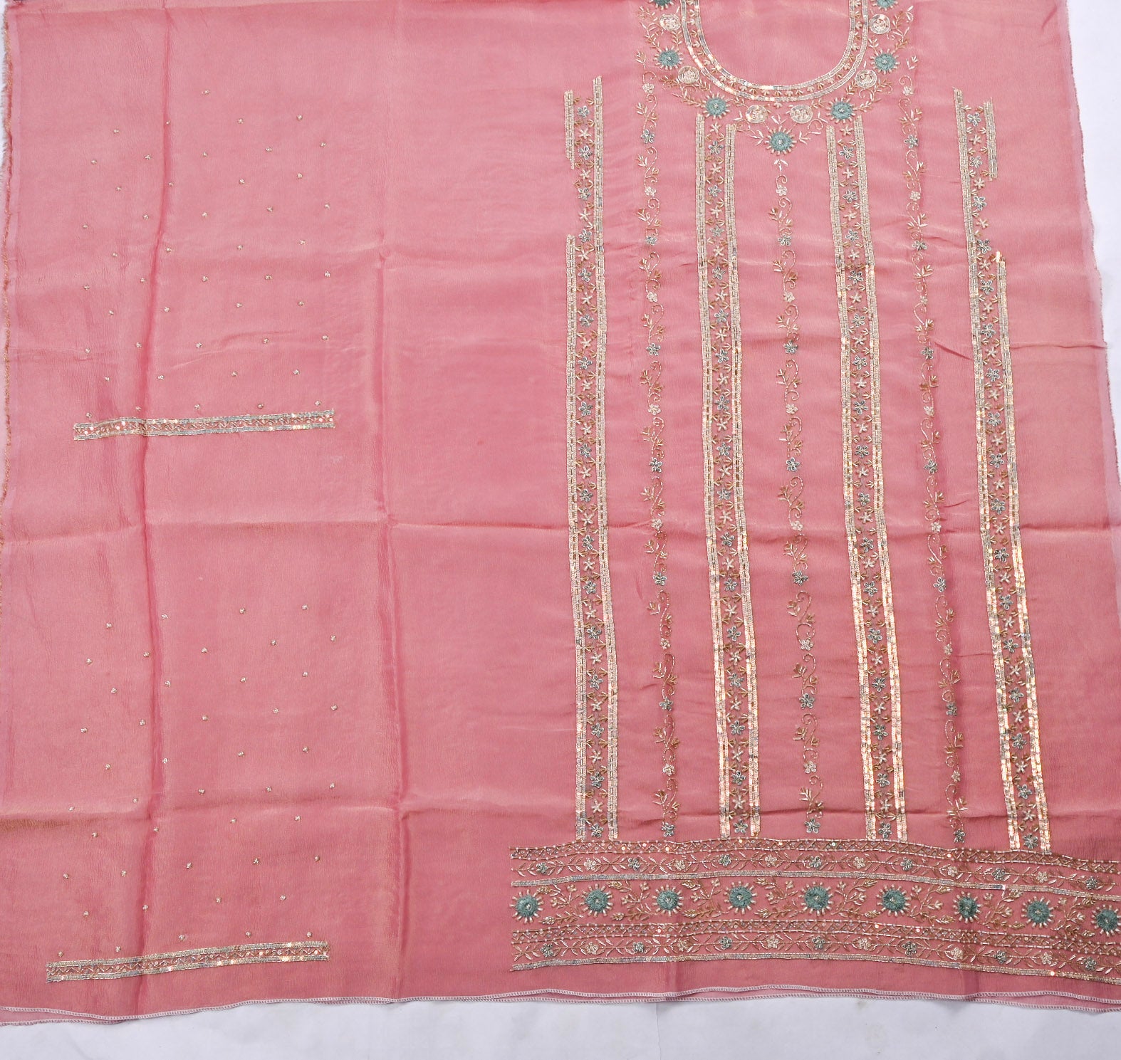 Crush Pink Unstitched Suit