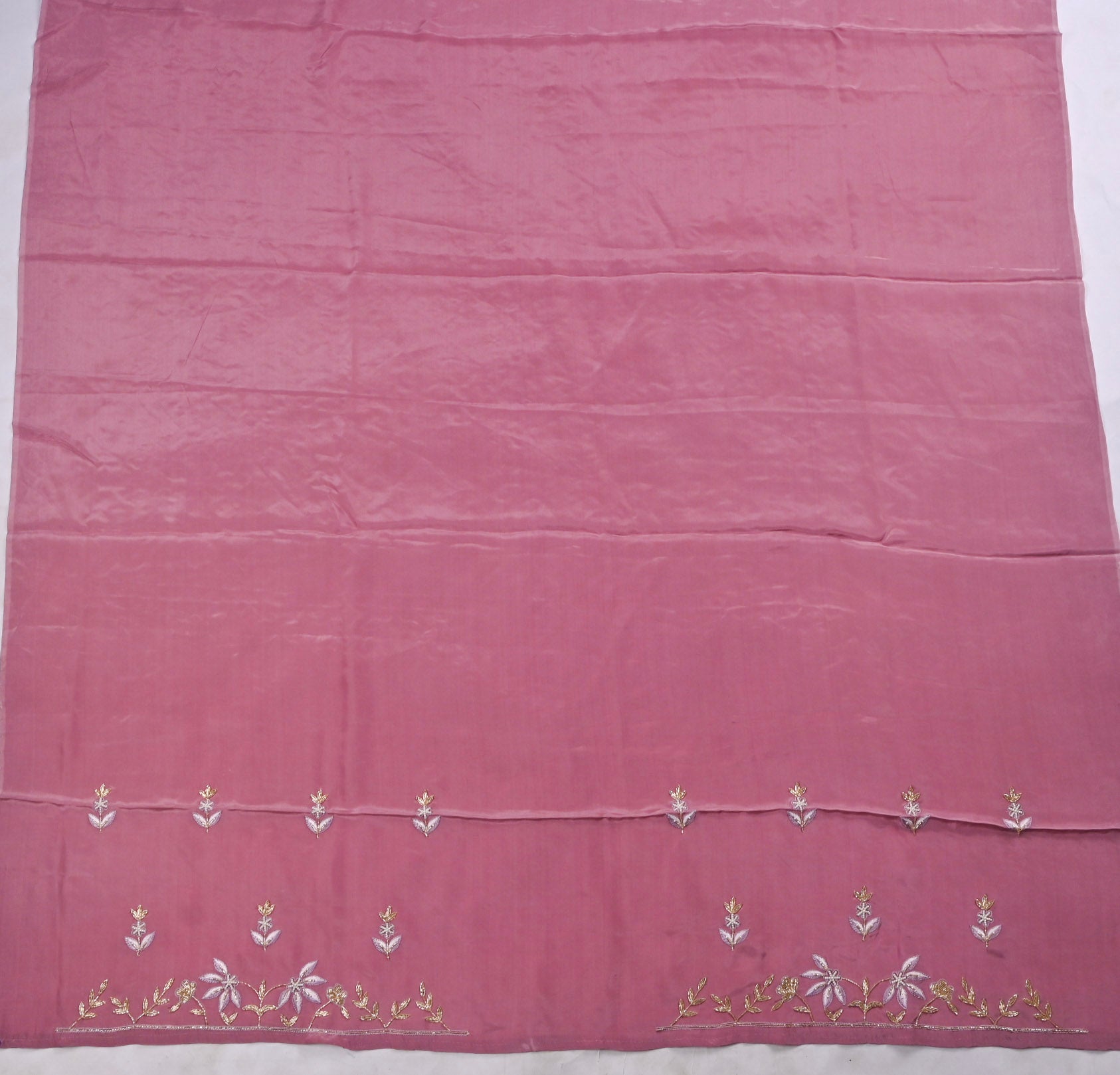 Glass Shimmer Onion Pink Unstitched Suit
