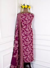 Muslin Pink Unstitched Suit