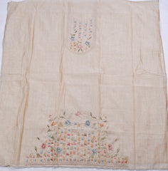 Linen Off-white Unstitched Suit