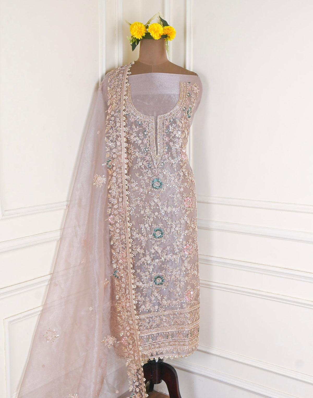 Glass Grey Unstitched Suit