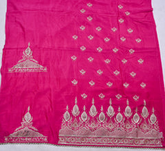 Raw Silk Pink Unstitched Suit