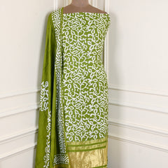 Cotton Green Unstitched Suit