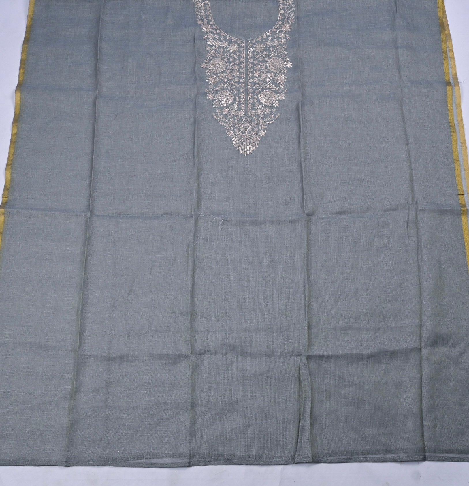 Linen Grey Unstitched Suit