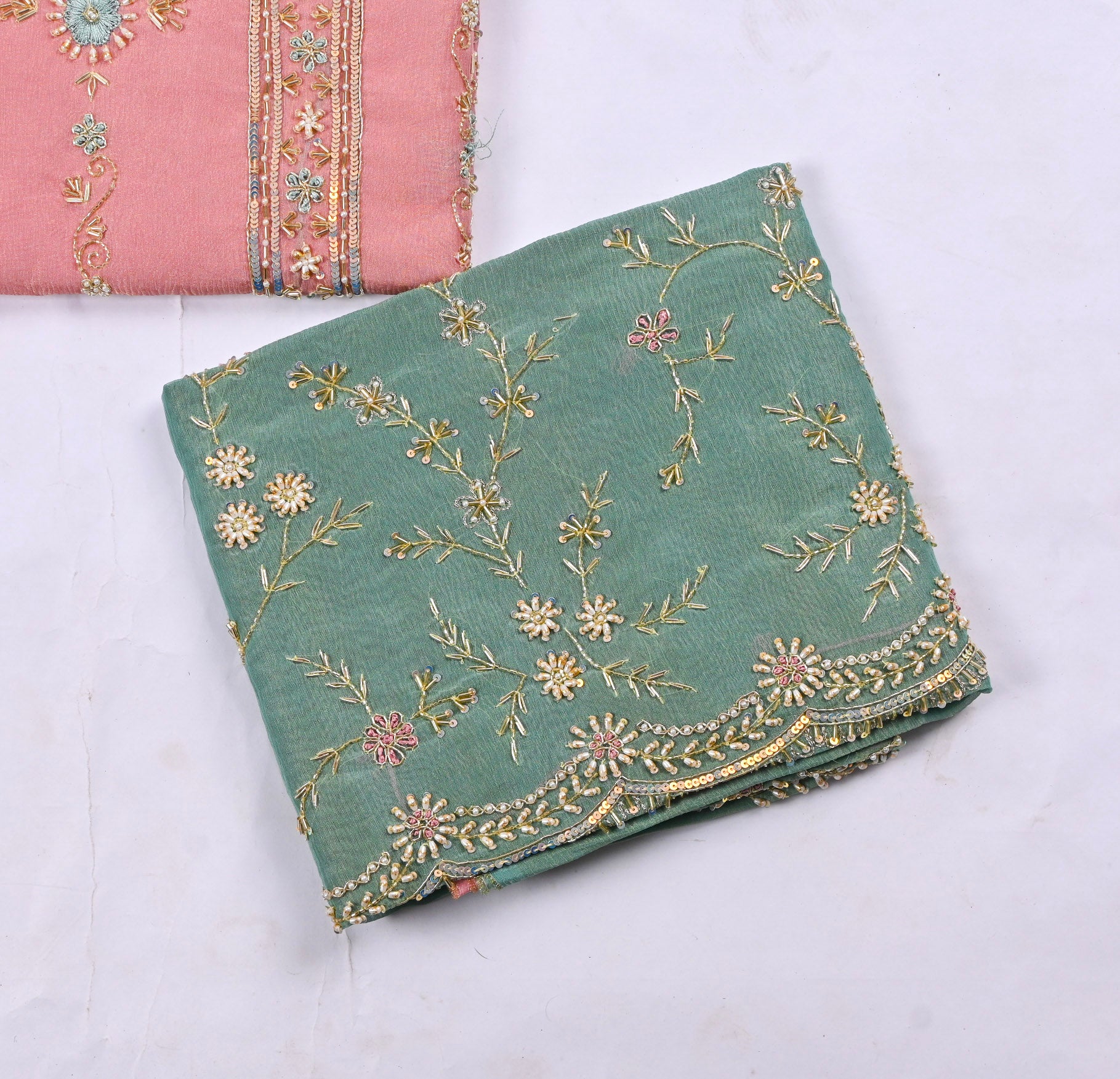Crush Pink Unstitched Suit