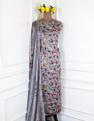 Chinon Silver Unstitched Suit