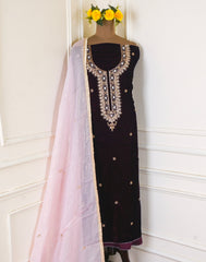 Velvet Violet Unstitched Suit
