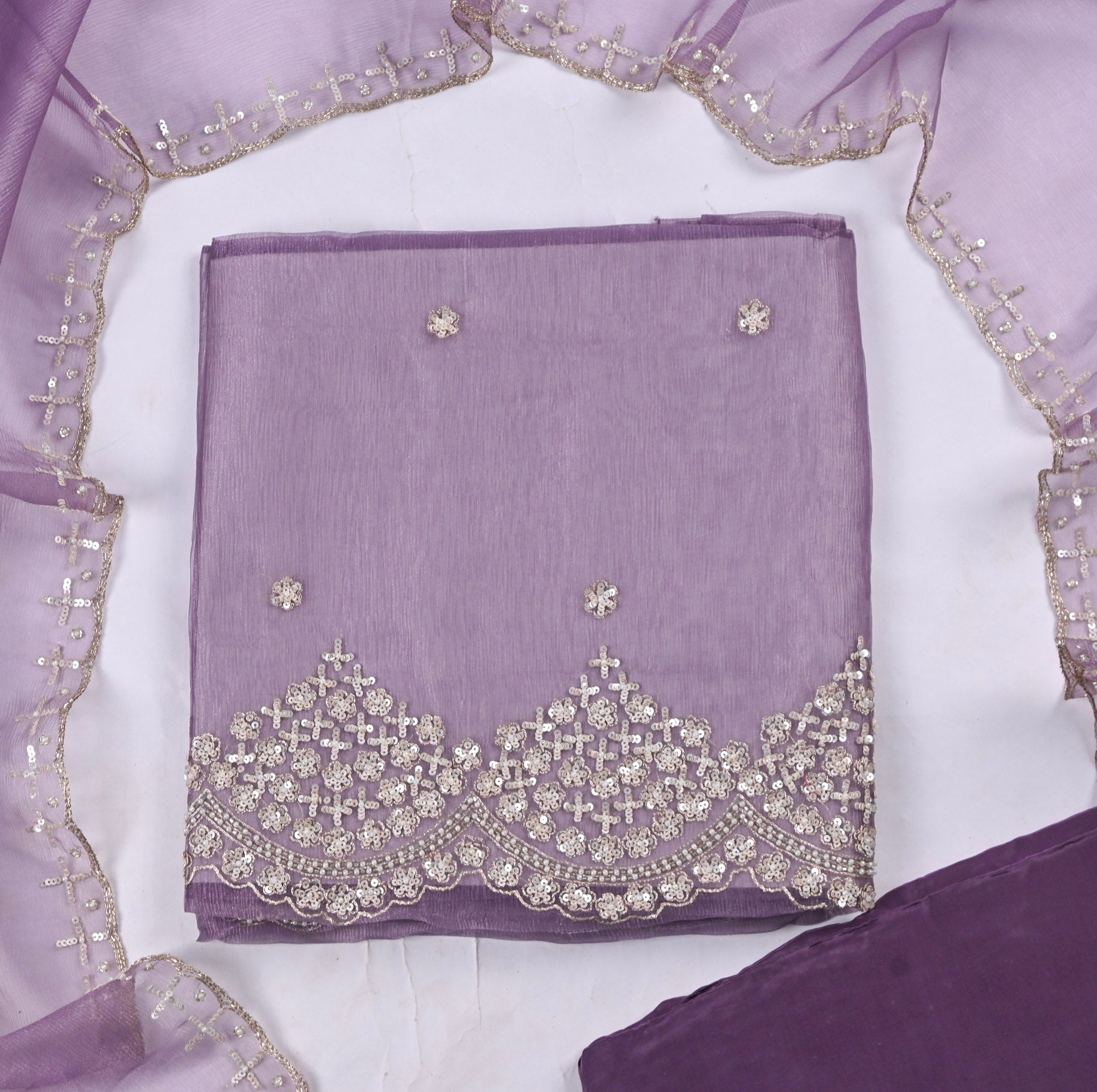 Crush Purple Unstitched Suit