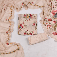 Crepe Off-White Unstitched Suit