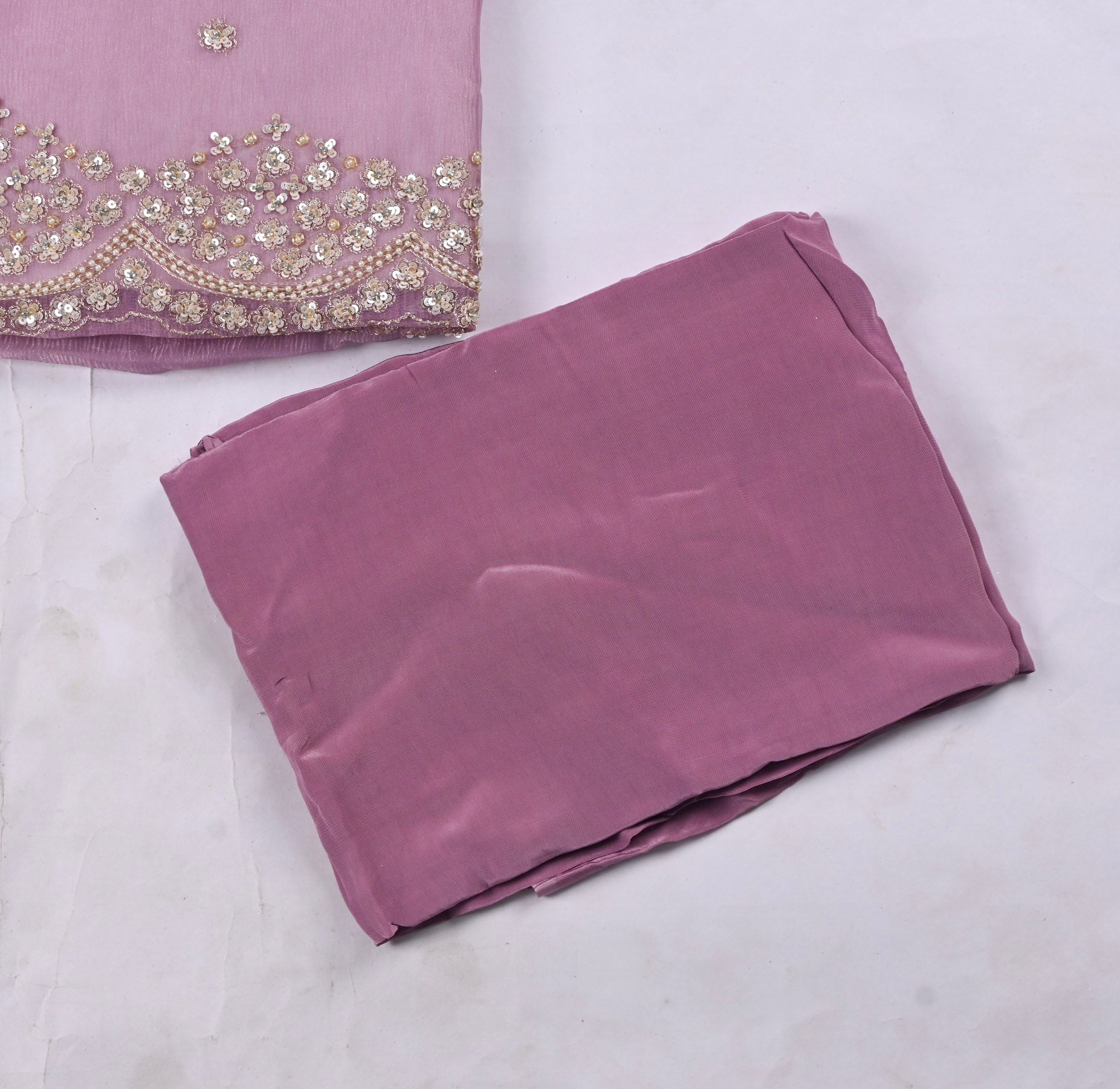 Crush Lavender Unstitched Suit