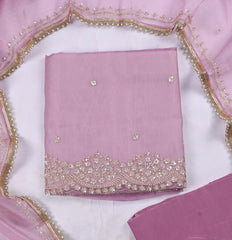 Crush Lavender Unstitched Suit