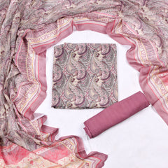 Crepe Dusky Pink Unstitched Suit