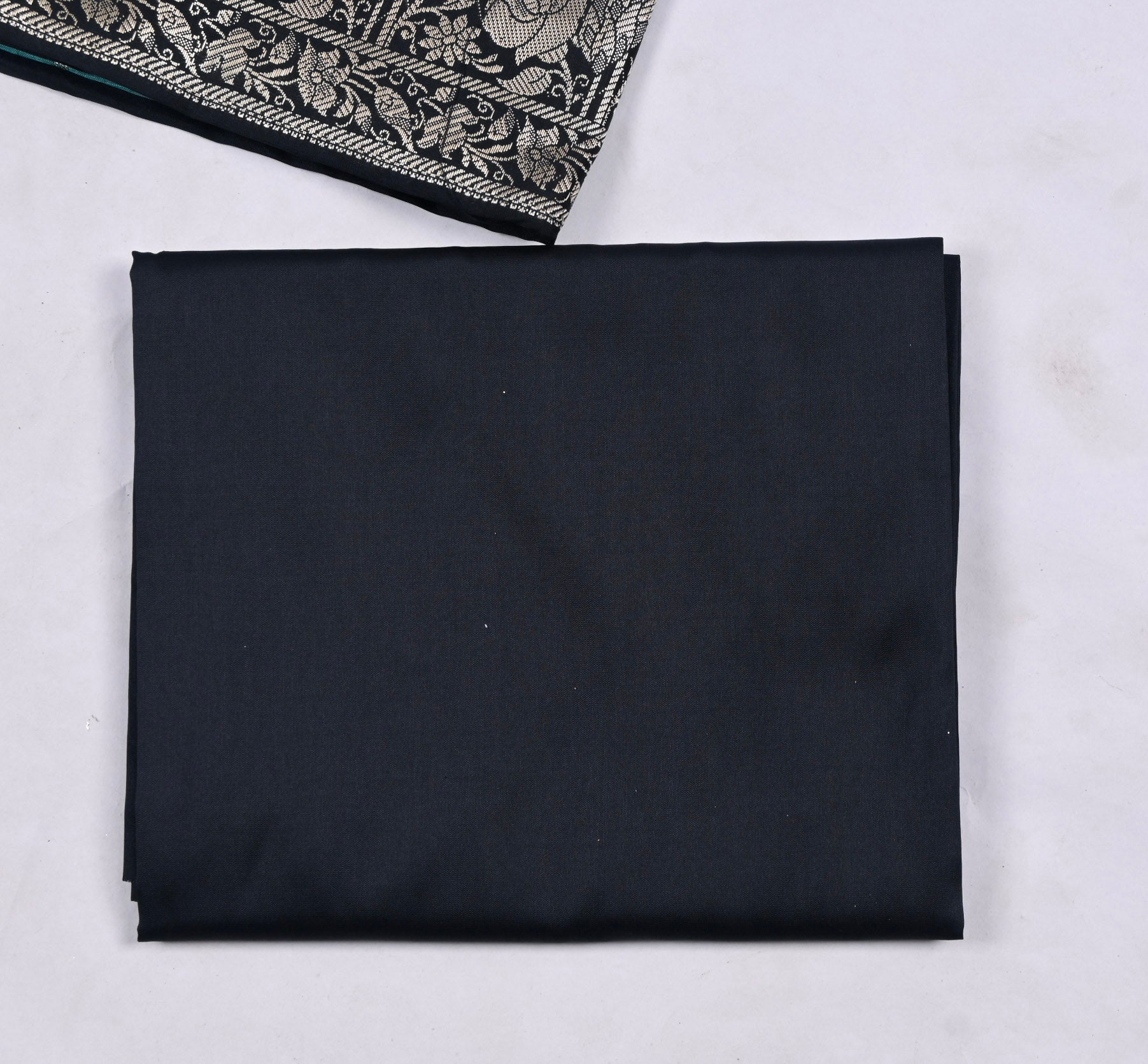Banarasi Silk Sky Blue Unstitched Suit