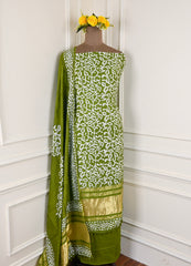 Cotton Green Unstitched Suit