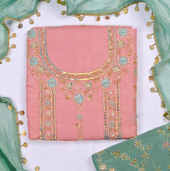 Crush Pink Unstitched Suit