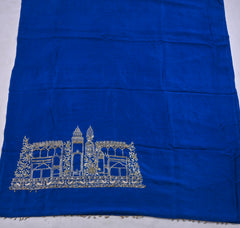 Khadi Blue Unstitched Suit