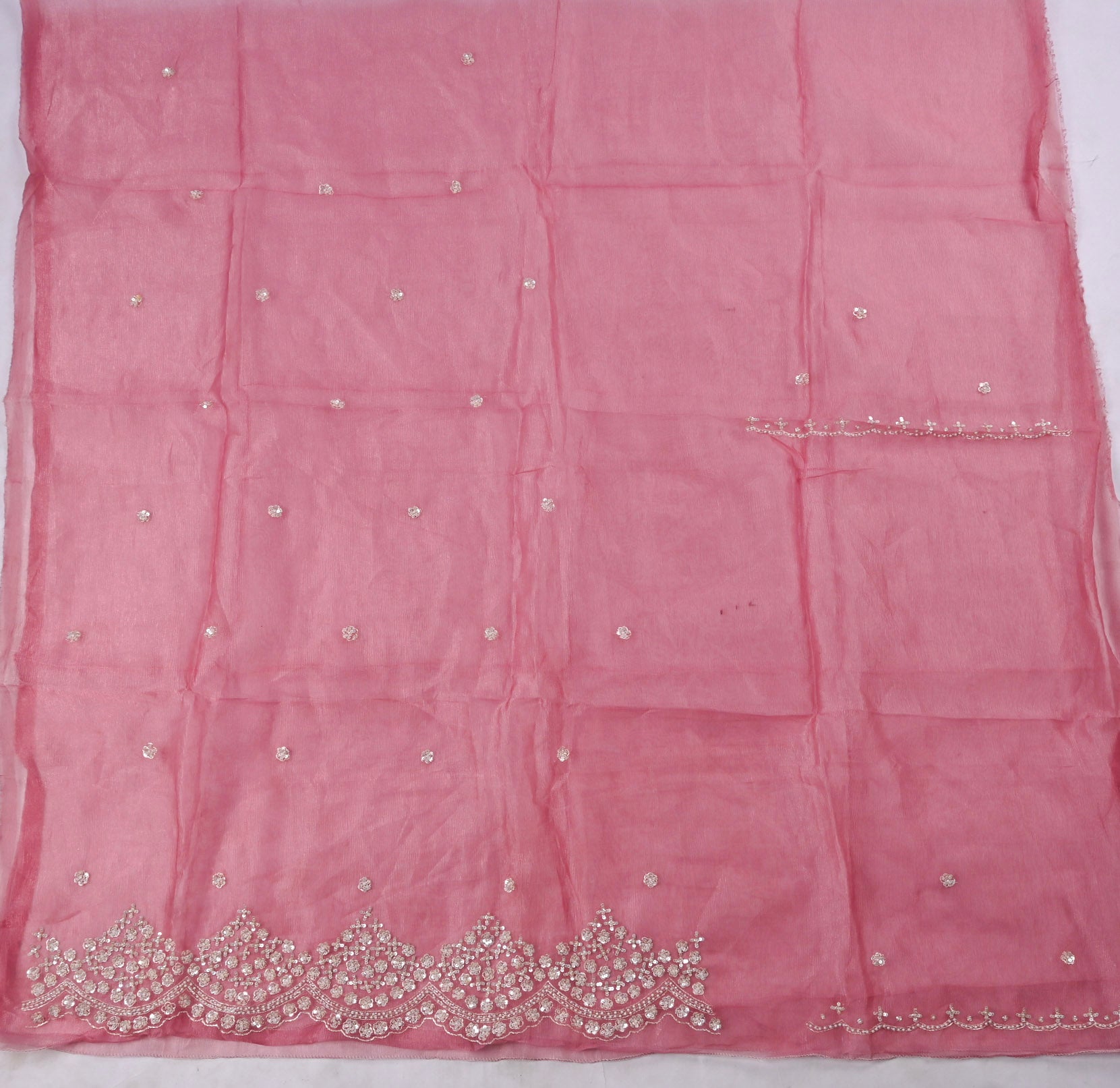 Crush Onion Pink Unstitched Suit