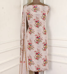 Crepe Off-White Unstitched Suit