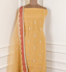 Glass Yellow Unstitched Suit