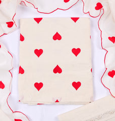 Cotton White Unstitched Suit