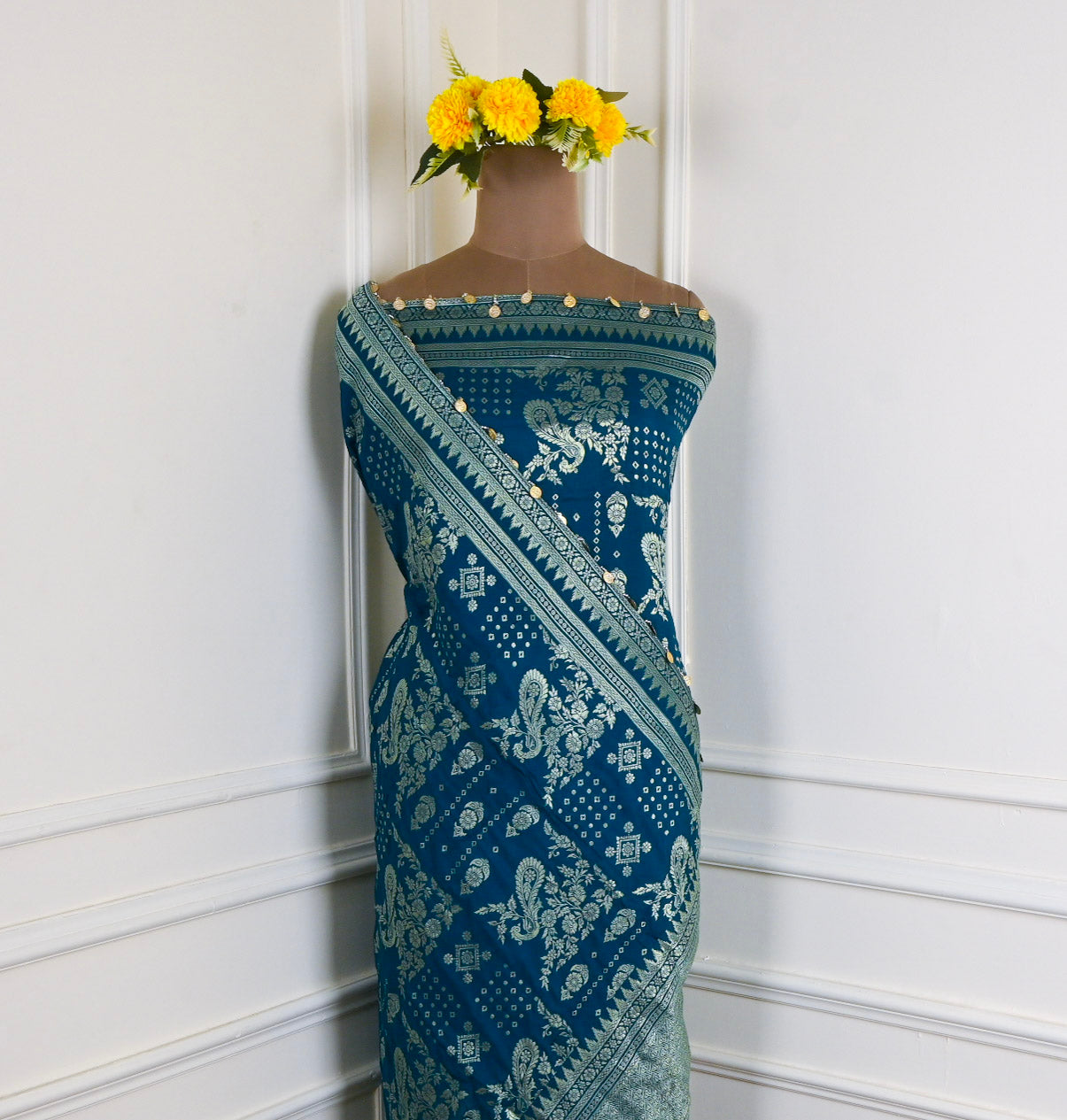 Crepe Blue Unstitched Suit