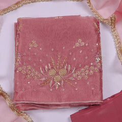 Crush Dusky Pink Unstitched Suit