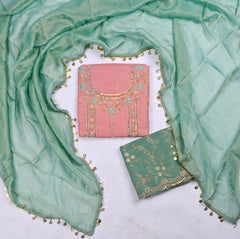 Crush Pink Unstitched Suit