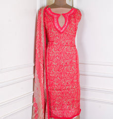 Burberry Red Unstitched Suit