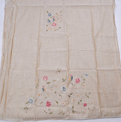 Linen Off-white Unstitched Suit