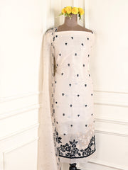 Crush Beige Unstitched Suit