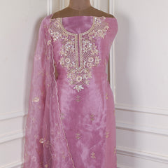 Glass Purple Unstitched Suit