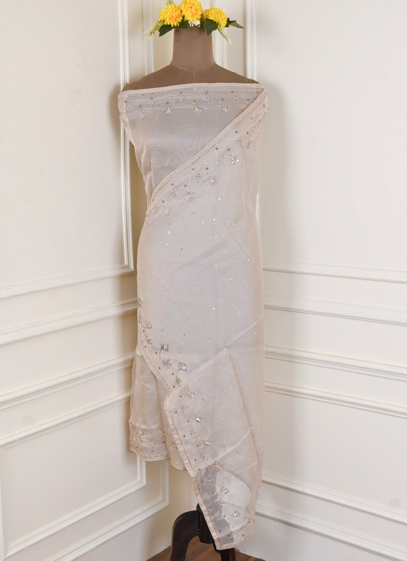 Burberry Beige Unstitched Suit