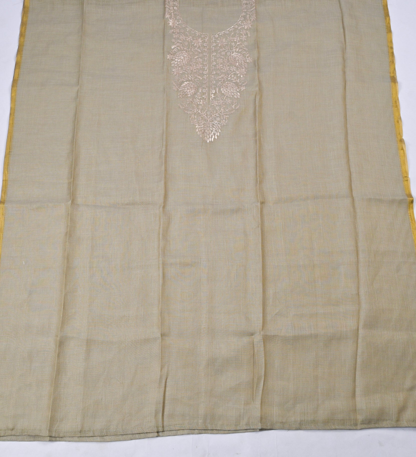 Linen Off-White Unstitched Suit