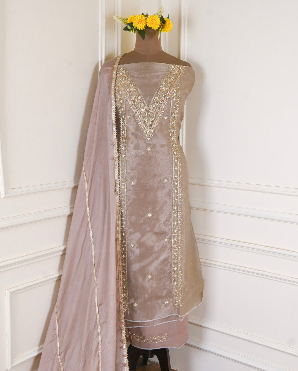 Glass Grey Unstitched Suit