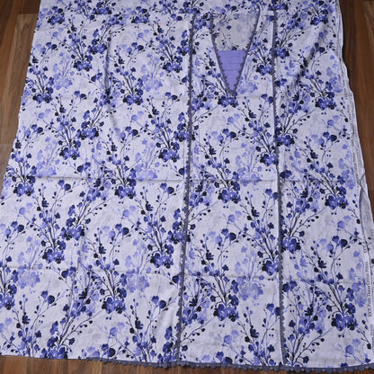 Cotton Lavender unstitched suit